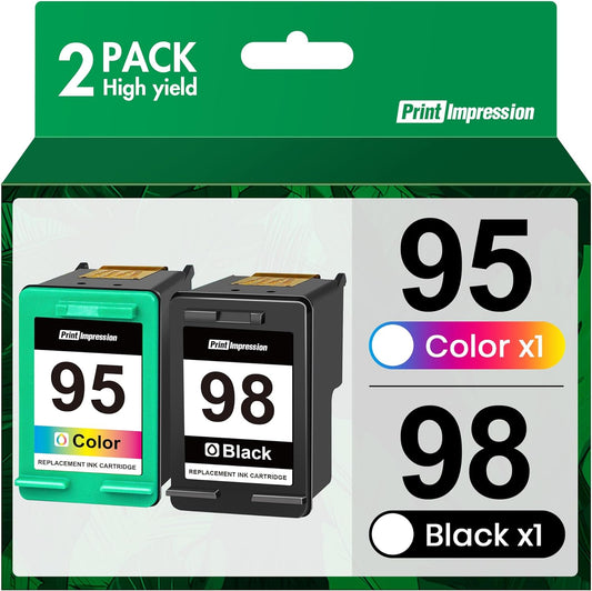 98/95 Ink Cartridges Combo Pack Remanufactured for HP