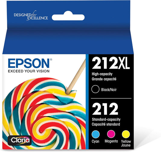 High Capacity Ink for Epson (Black & Standard Color Cartridge Combo Pack)