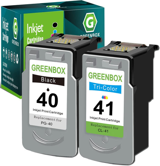 PG-40 Remanufactured Ink Cartridge for Canon (1 Black 1 Color)
