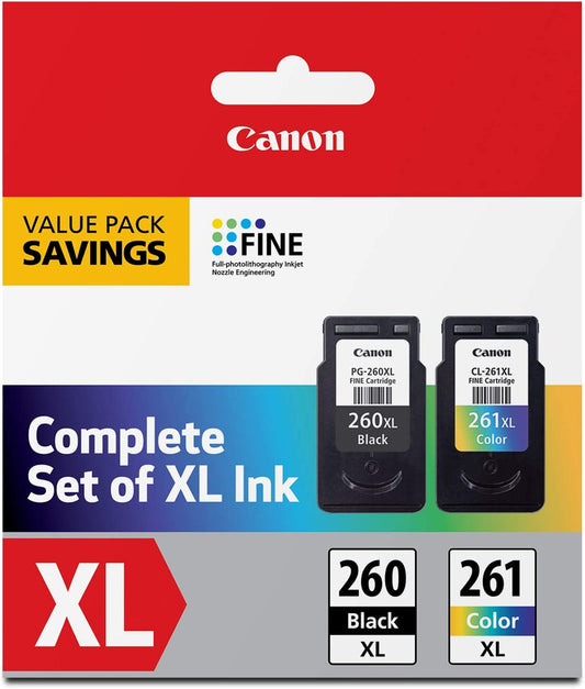 PG-260 XL/CL-261 XL Value Pack for Canon